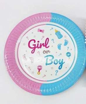Тарілочки girl boy, 10 шт  32213 фото
